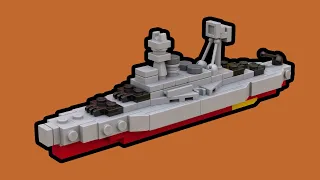 LEGO USS Arizona Battleship MOC