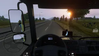 Early morning drive with theMAN TG3 TGX - Euro TruckSimulator 2 | Thrustmaster TX