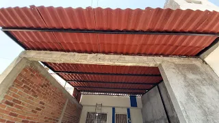 como hacer tejado (techo)con plastiteja  y manihobras de instalacion