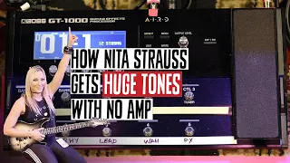 How Nita Strauss Gets Huge Tones with No Amp