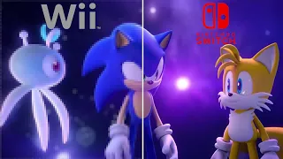 Sonic Colors Wii vs Ultimate: opening comparison (side by side)