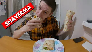 Russian SHAVERMA. Homemade Fast Food part 1