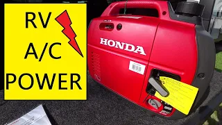 New Honda 2200i Generator for RV AC