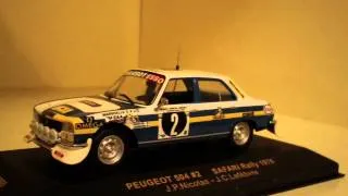 ►PEUGEOT 504 RALLY CAR - J.P Nicolas - J.C Lefebvre IXO Scale Model 1:43