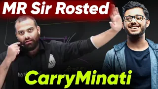 YouTube pe Baith ke Khali Gadi Dete Hai😡| MR Sir Roasted CarryMinati | Manish Raj Sir |PhysicsWallah