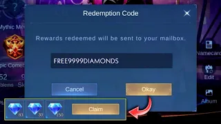 CLAIM FREE DIAMONDS REDEEM CODES THIS JANUARY 2024 | MLBB NEW REDEEMTION CODES