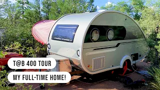 RV TOUR  |  Full-time Tiny Trailer Living  |  T@B 400