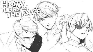 HOW I DRAW THE FACE/HEAD