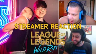 Tyler1 and LoL streamer React to the NEW LoL WildRift, Movie Series, Mobile, Fps, & Card Game