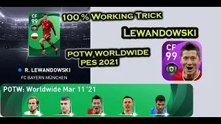 99 Rated Lewandowski Trick Pes 2021 // Potw Worldwide R.Lewandowski Trick Pes 2021 ||LM10PES