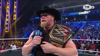 Brock Lesnar busca venganza contra Roman Reigns por haberlo atacado - Smackdown 11/03/2022 (Español)