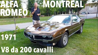 ALFA ROMEO Montreal: estrema, futuristica, potente con il V8 da 200 cavalli