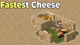 Fastest Cheese Production In Stronghold Crusader | Fast Cheese Trick Stronghold Crusader