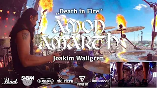 Jocke Wallgren - Amon Amarth | Death in Fire live @ Rock im Park 08/06/19 | Drumcam