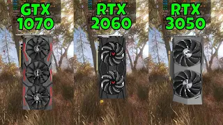 RTX 2060 vs RTX 3050 vs GTX 1070 (In 10 Games)