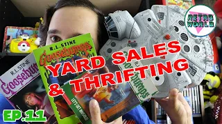 YARD SALE GAME HUNTING AND GOODWILL THRIFTING! Goosebumps, Star Wars, and MORE! | Ep. 11