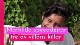 Här speedejtar Mathilda Victor, Niklas och Daniel I Love Island Sverige 2018