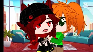 give me a kiss😙 // Cassandra❤️ x Pico💚 // Gacha club