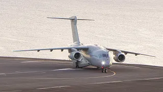 EMBRAER KC-390 TAKEOFF at Madeira Airport