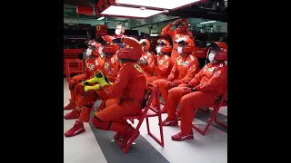 The happiness of the Ferrari for Carlos Sainz on the podium | #RussianGP | Formula 1