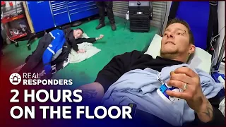 Injured Mechanic In Severe Pain After Collapse | Inside The Ambulance | Real Responders