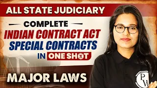 Indian Contract Act Special Contracts (One Shot) | Major Law | State Judiciary Exam