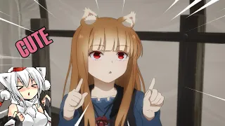 Holo's cute ear dance! - Spice and Wolf