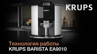 Технология работы  автоматической кофемашины KRUPS BARISTA EA9010