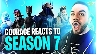 COURAGE REACTS TO SEASON 7! BEST SEASON YET?! (Fortnite: Battle Royale)