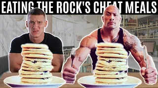 Bodybuilder tries The Rock's Cheat Day Meals *10,000 CALORIES*