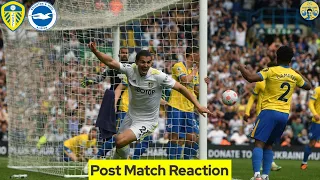 MATCH REVIEW - LEEDS UNITED 1-1 BRIGHTON | PASCAL RESCUES LEEDS A VITAL POINT | IS THE POINT ENOUGH?