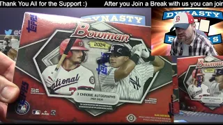 2024 Bowman Baseball Card Jumbo Hobby Choice 6 Box Mixer Case Break #5