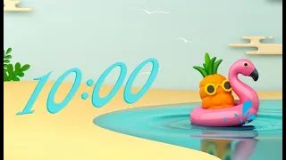 10 Minute Timer-Beach/Summer Themed