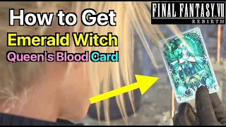 FFVII Rebirth: How to Get Emerald Witch Queen's Blood Card (Best Card in Final Fantasy VII Rebirth)