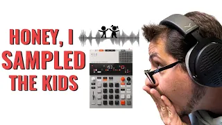 Using my Kids Voices as Samples! EP-133 Tricks and Tips// Teenage Engineering KO II