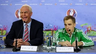 Kaiser Beckenbauer vs. Philipp Lahm lustig - EM 2016 (Matze Knop & Oli Pocher) Parodie