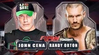 WWE RAW 2014 - John Cena vs Randy Orton Full Match HD!