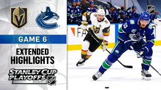 Vegas Golden Knights vs Vancouver Canucks R2, Gm6 Sep 3, 2020 HIGHLIGHTS HD