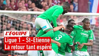 Football - Saint-Étienne retrouve enfin la Ligue 1