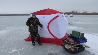 РЫБАЛКА С НОЧЕВКОЙ сезон 2018-2019  ПАЛАТКА МЕДВЕДЬ КУБ 4ТЕПЛООБМЕННИК СИБТЕРМО