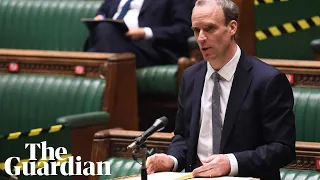 Dominic Raab takes questions from MPs in parliament – watch live