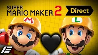 [ARCHIVE] Etika Reacts to Mario Maker Nintendo Direct! 🖤HE HATES MARIO 🖤