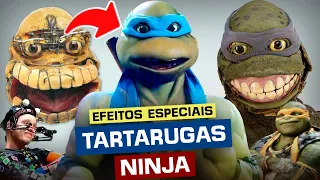 SEGREDOS e evolução dos EFEITOS ESPECIAIS em filmes das TARTARUGAS NINJA (especial)