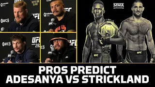 Pros Predict Israel Adesanya vs. Sean Strickland | UFC 293 | MMA Fighting