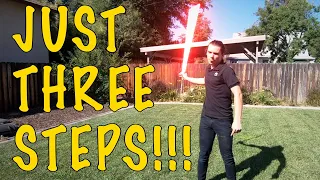 Learn to spin a lightsaber in 3 EASY STEPS!!!