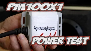 Rockford Fosgate's new PM100x1 power amp Test
