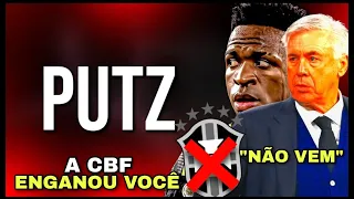 🚨PUTZ SELEÇÃO BRASILEIRA... ENGANARAM VINI JR, NEYMAR E VOCÊ!