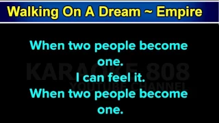 Walking On A Dream ~ Empire Of The Sun Karaoke Version ~ Karaoke 808