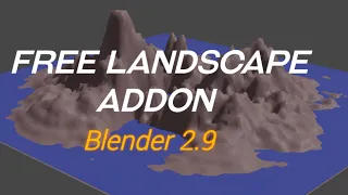 ANT Landscape Addon - Create Landscape in Blender