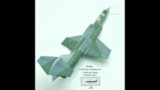 F-104G Star Fighter , 1/48 Scale, Hasegawa Kit. Photos slideshow start to finish building.